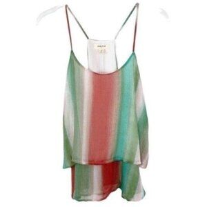 Sandy & Sid New York sleeveless blouse tank top cami  size Medium NWT